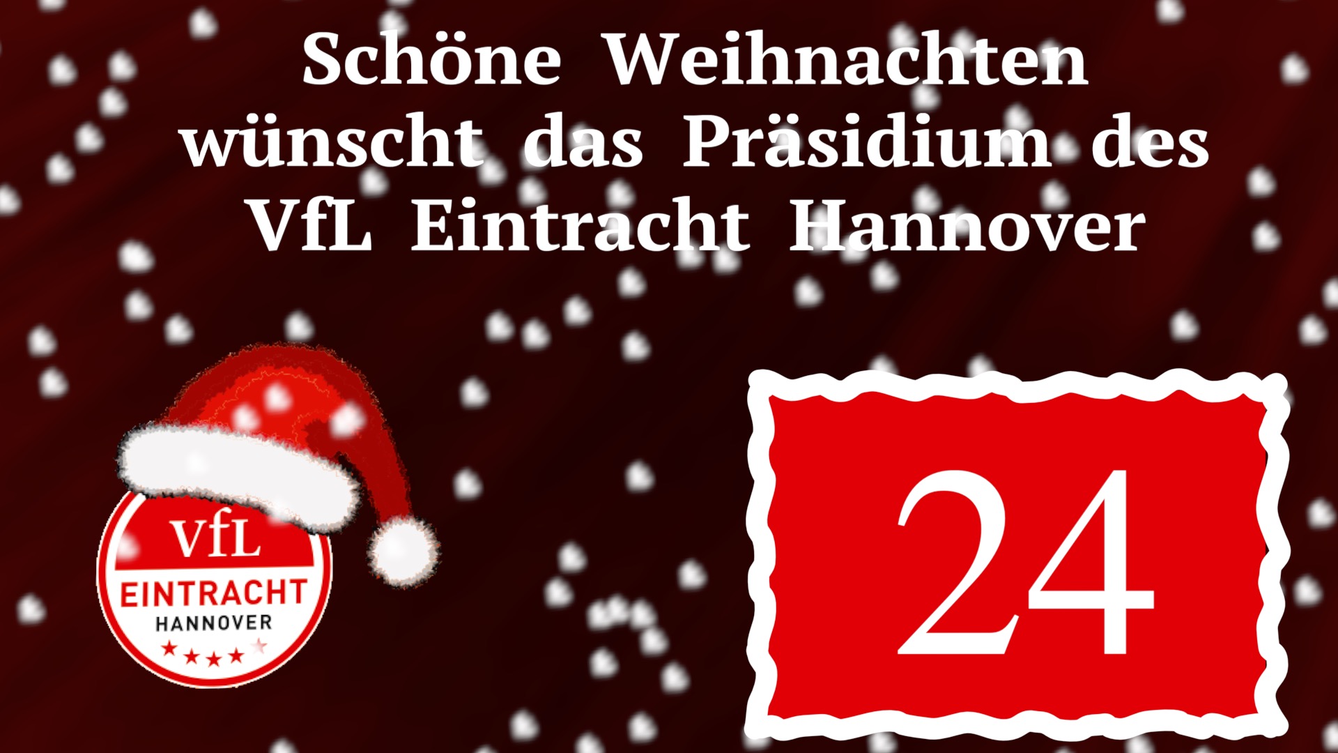 Weihnachtsgruß unseres Präsidiums