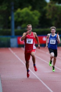 Alexander Juretzko, schneller Sprinter in bester Form. 100 m 10,73 Sek., 200 m 21,27 Sek, 400 m 46,56 Sek. Foto Marc Rehberg