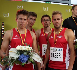 v. l.  Marcin Jablonski, Lenn Jelte Mügge, Jannik Rehbein, Alexander Juretzko